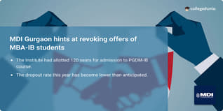 MDI Gurgaon Hints at Revoking Offers of MBA-IB Students for the Academic Session 2024-25; Check Details Here